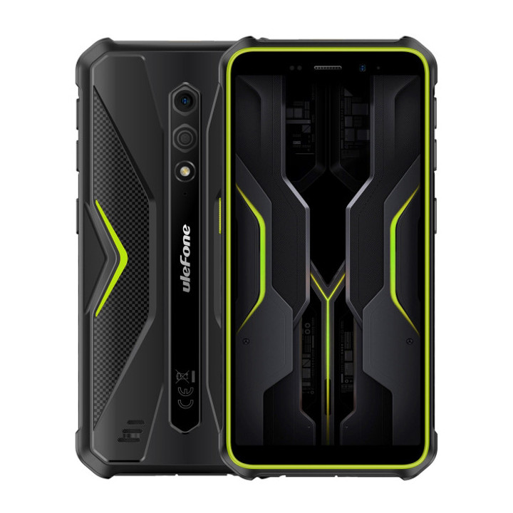 Ulefone Armor X12 13,8 cm (5.45") Dual SIM híbrido Android 13 Go edition 4G USB Type-C 3 GB 32 GB 4860 mAh Preto