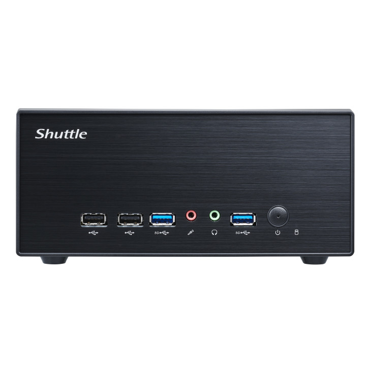 Shuttle XPС slim XH610G2 barebone PC Preto Intel H610 LGA 1700