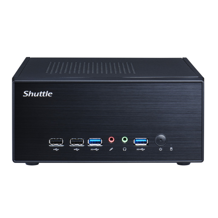 Shuttle XPС slim XH610G2 barebone PC Preto Intel H610 LGA 1700