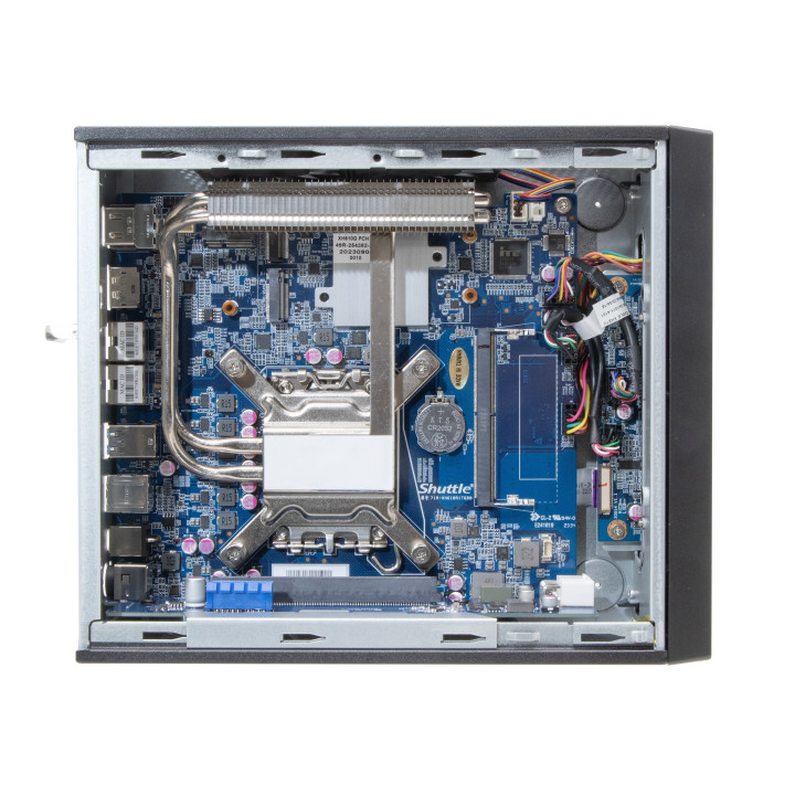 Shuttle XPС slim XH610G2 barebone PC Preto Intel H610 LGA 1700
