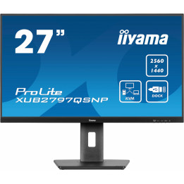 iiyama ProLite XUB2797QSNP-B1 monitor de ecrã 68,6 cm (27") 2560 x 1440 pixels Wide Quad HD LED Preto