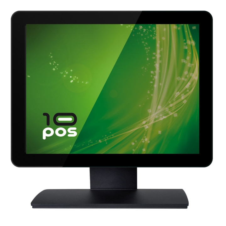 10POS TS-15HV sistema POS 38,1 cm (15") 1024 x 768 pixels Ecrã táctil Preto