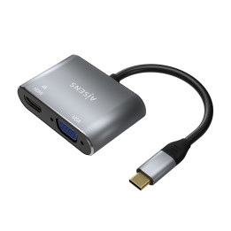 AISENS A109-0627 adaptador gráfico USB 3860 x 2160 pixels Cinzento