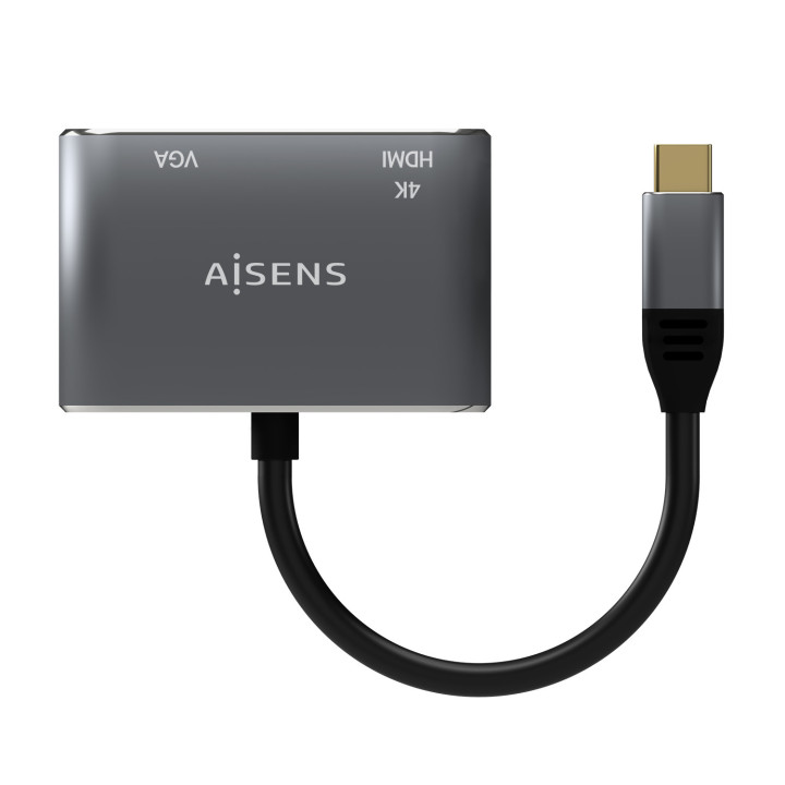 AISENS A109-0627 adaptador gráfico USB 3860 x 2160 pixels Cinzento