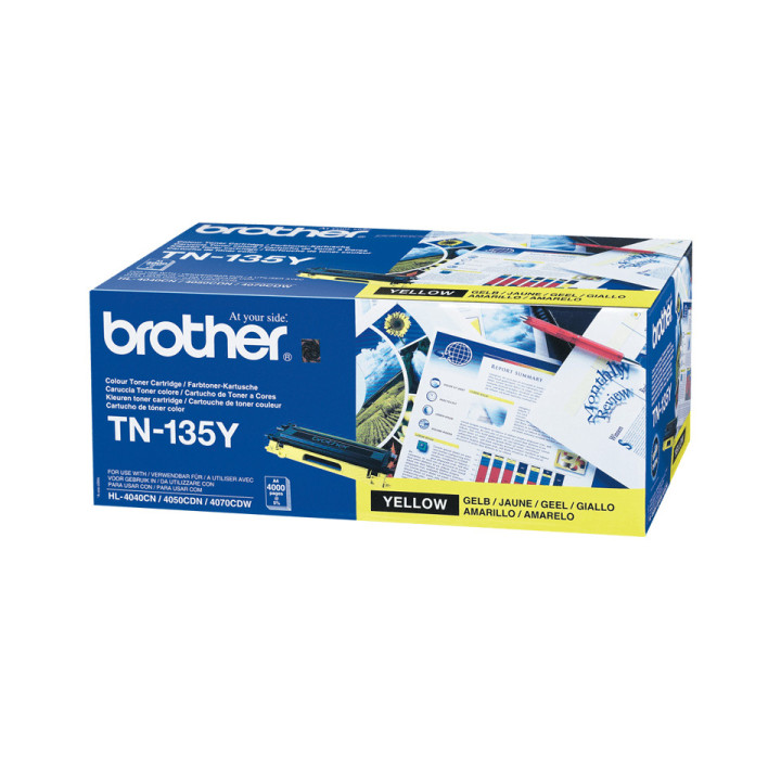 Brother TN-135Y toner 1 unidade(s) Original Amarelo