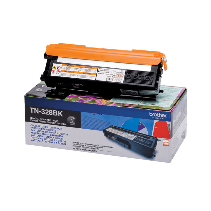 Brother TN-328BK toner 1 unidade(s) Original Preto