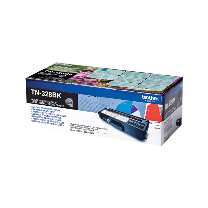 Brother TN-328BK toner 1 unidade(s) Original Preto