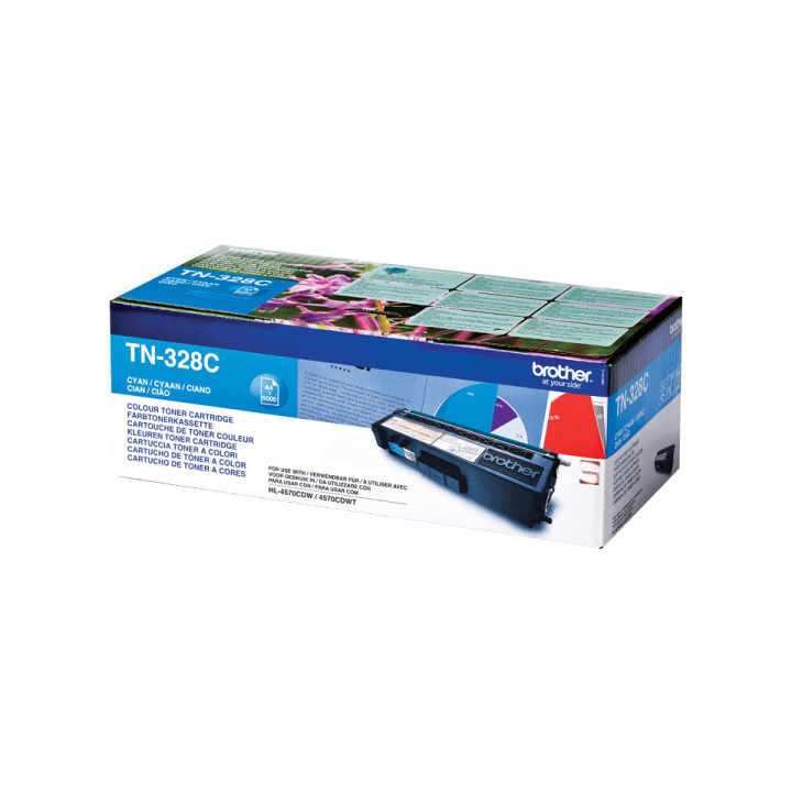 Brother TN-328C toner 1 unidade(s) Original Ciano