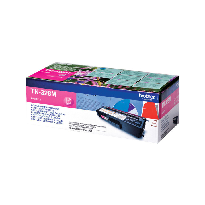 Brother TN-328M toner 1 unidade(s) Original Magenta