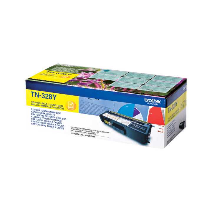 Brother TN-328Y toner 1 unidade(s) Original Amarelo