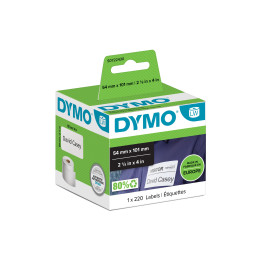 DYMO LW - Etiquetas de endereço de devolução grandes - 54 x 101 mm - S0722430