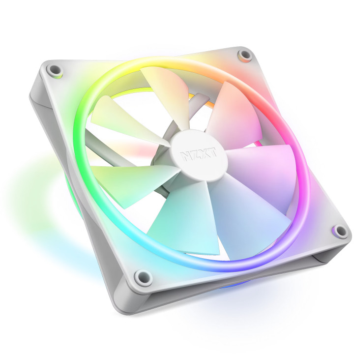 NZXT F140 RGB DUO Ventoinha 14 cm Branco 1 unidade(s)