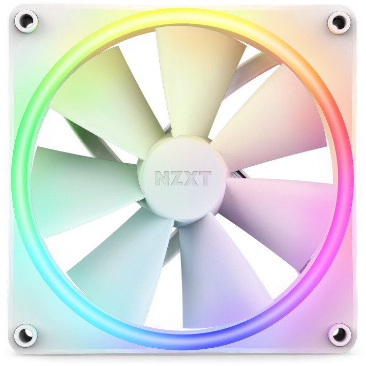 NZXT F140 RGB DUO Ventoinha 14 cm Branco 1 unidade(s)