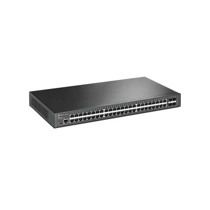 TP-Link JetStream TL-SG3452X switch de rede Gerido L2+ Gigabit Ethernet (10 100 1000) 1U Preto