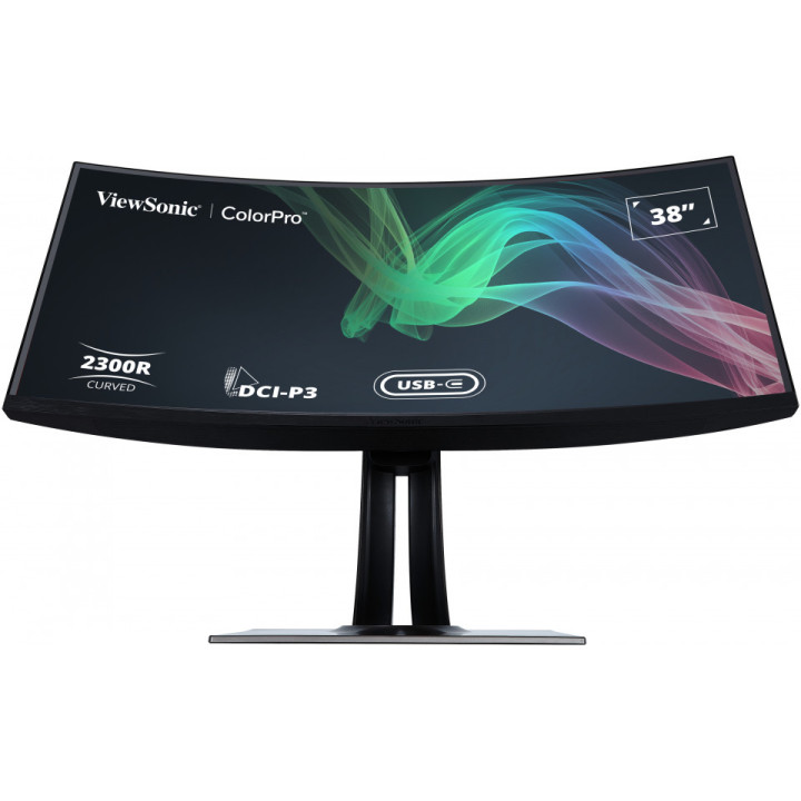 Viewsonic VP3881A monitor de ecrã 96,5 cm (38") 3840 x 1600 pixels Quad HD+ LED Preto