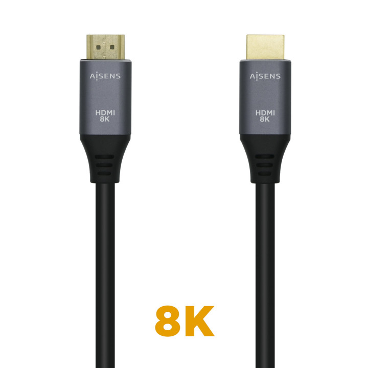 AISENS A150-0426 cabo HDMI 1 m HDMI Type A (Standard) Preto, Cinzento