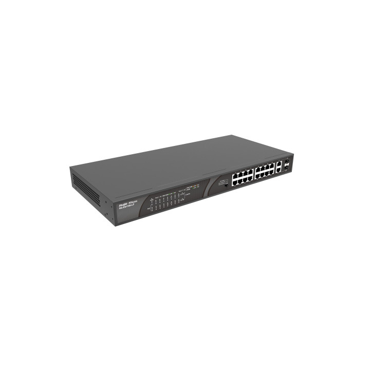 Ruijie Networks RG-ES118S-LP switch de rede Não-gerido Fast Ethernet (10 100) Power over Ethernet (PoE) Preto
