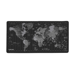 NATEC Time Zone Map Maxi Preto, Cinzento