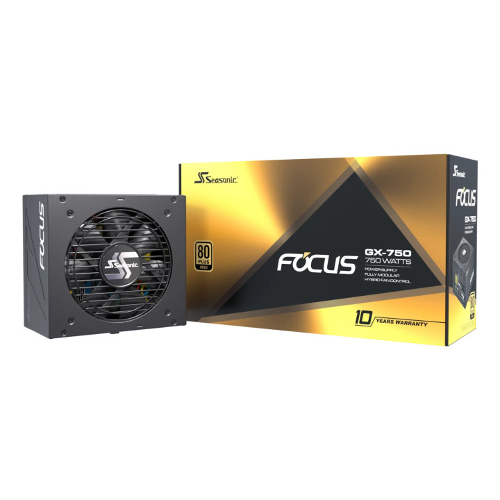 Seasonic Focus GX fonte de alimentação 750 W 20+4 pin ATX ATX Preto