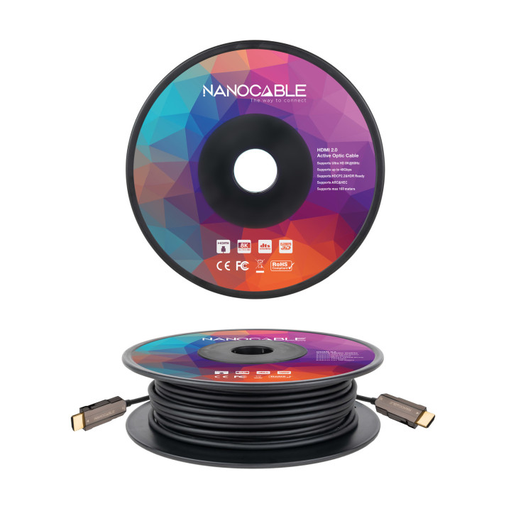 Nanocable 10.15.2040 cabo HDMI 40 m HDMI Type A (Standard) Preto