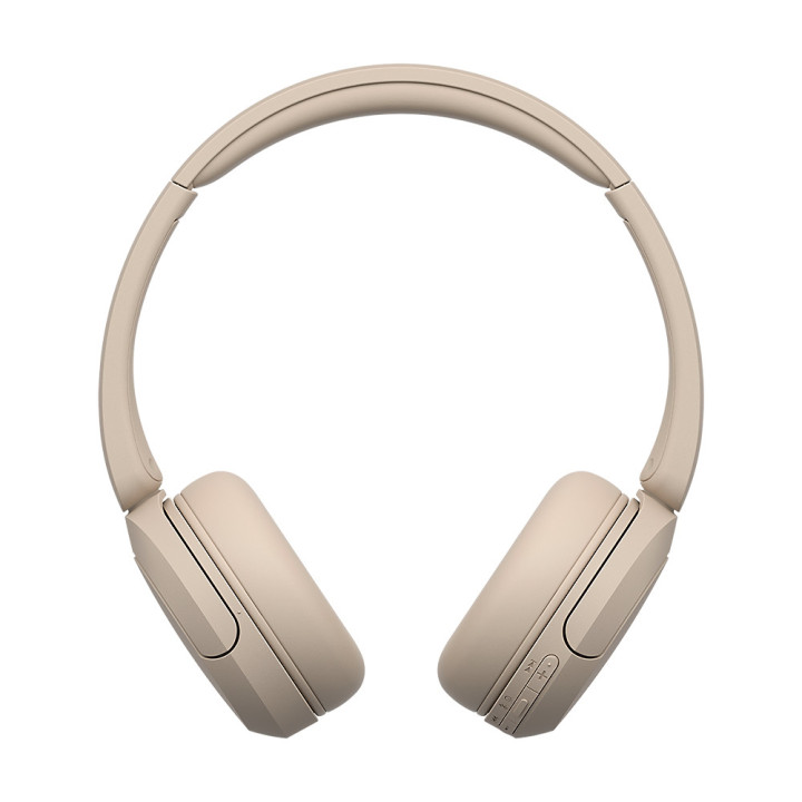 Sony WH-CH520 Auscultadores Sem fios Fita de cabeça Chamadas Música USB Type-C Bluetooth Suporte de carregamento Creme