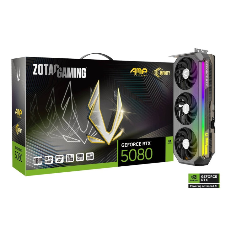 Gráfica Zotac GAMING GeForce RTX 5080 AMP Extreme INFINITY NVIDIA 16