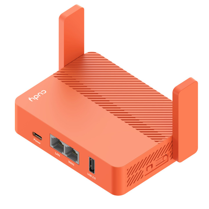 Cudy AC1200 router sem fios Fast Ethernet Laranja