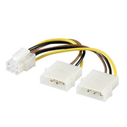 Cabo Goobay CAK S-07 2x Molex Fêma p/ PCIe Macho