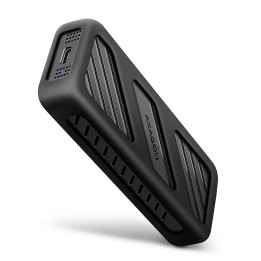 Axagon EEM2-20G NVMe-SSD-Gehäuse USB-C 3.2 20 Gbps 2230 - 2280 - schwarz Compartimento SSD Preto M.2