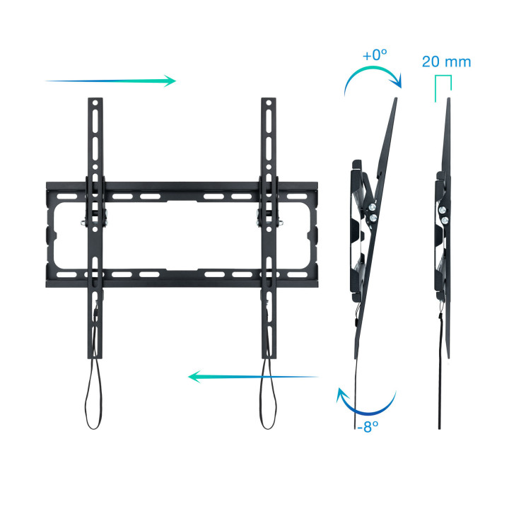 TooQ LP1071T-B suporte para TV 177,8 cm (70") Preto