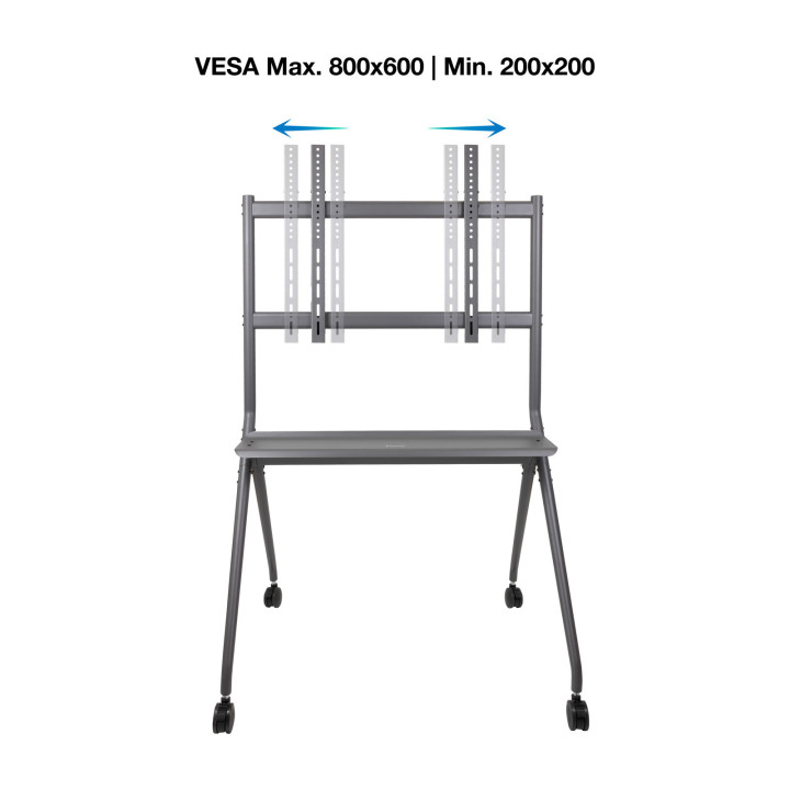 TooQ iSTAND 2,18 m (86") Cinzento