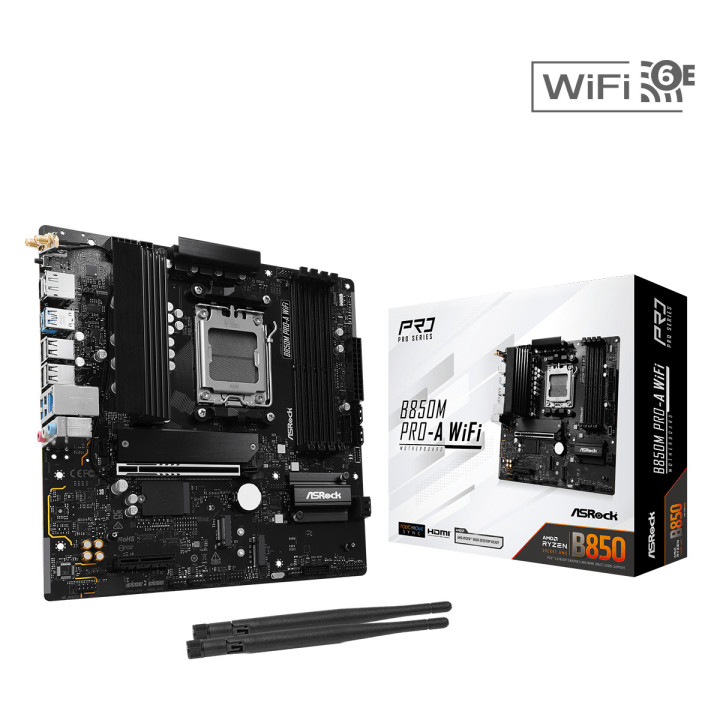 Motherboard Asrock B850 Pro-A WiFi AMD B850 AM5 ATX