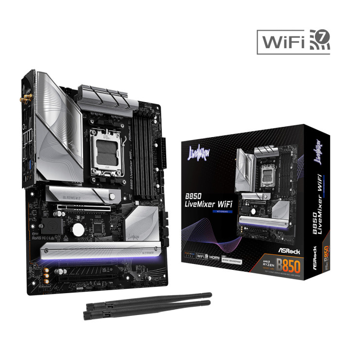 Motherboard Asrock B850 LiveMixer WiFi AMD B850 AM5 ATX