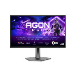 AOC AGON PRO AG326UD monitor de ecrã 80 cm (31.5") 3840 x 2160 pixels 4K Ultra HD QD-OLED Preto
