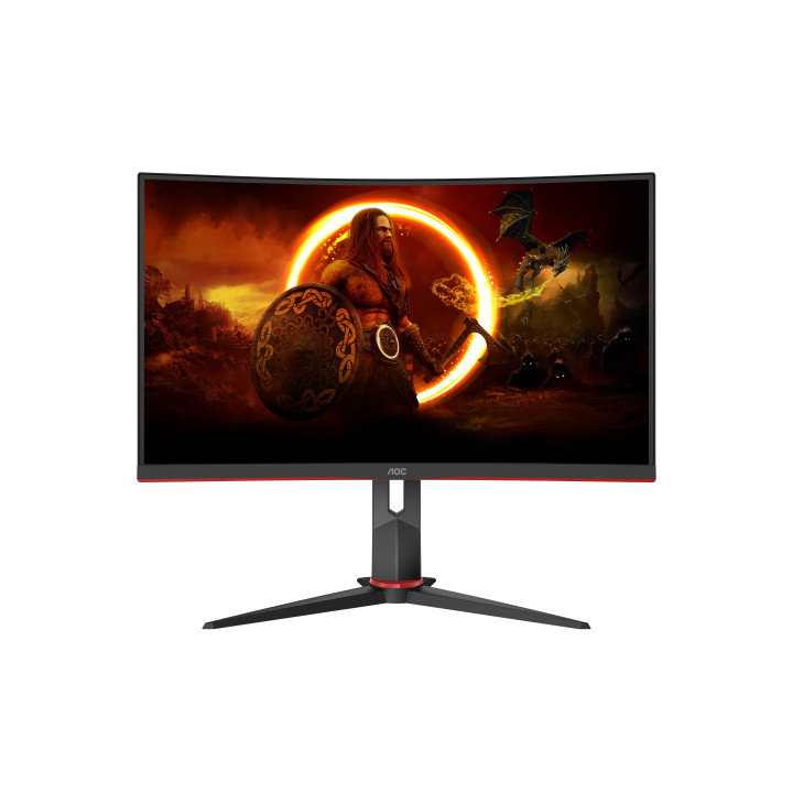 AOC G2 C27G2Z3 BK monitor de ecrã 68,6 cm (27") 1920 x 1080 pixels Full HD LED Preto, Vermelho