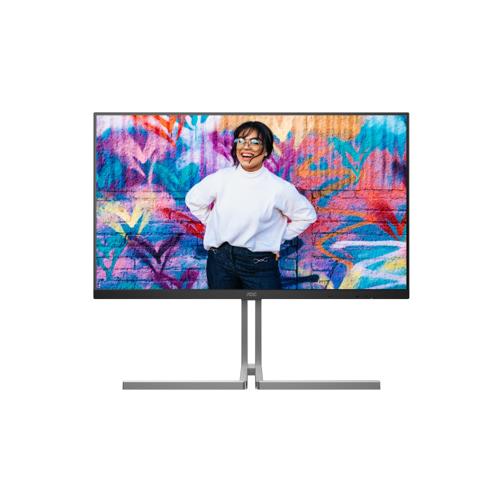 AOC U32U3CV monitor de ecrã 80 cm (31.5") 3840 x 2160 pixels 4K Ultra HD LCD Preto