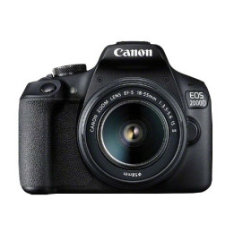 Canon EOS 2000D BK 18-55 IS II EU26 Kit câmara SLR 24,1 MP CMOS 6000 x 4000 pixels Preto