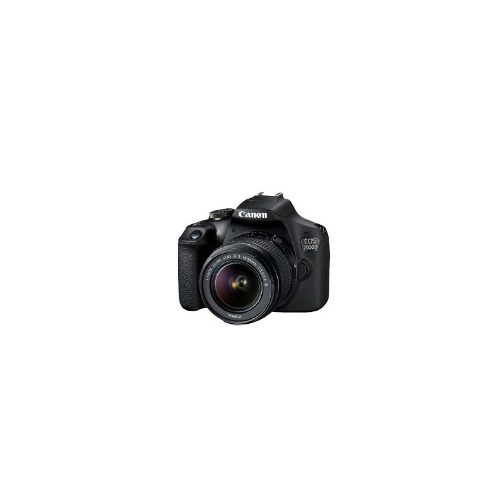 Canon EOS 2000D BK 18-55 IS II EU26 Kit câmara SLR 24,1 MP CMOS 6000 x 4000 pixels Preto