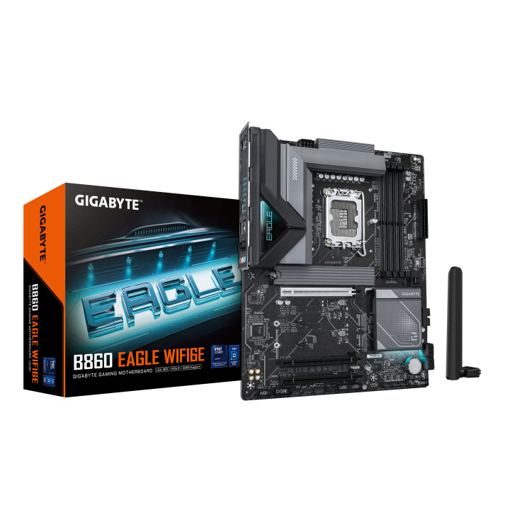 GIGABYTE B860 EAGLE WIFI6E motherboard Intel B860 LGA 1851 (Socket V1) ATX