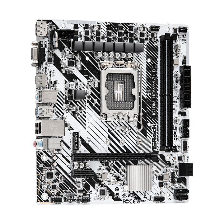 Asrock H610M-HDV M.2+ D5 Intel H610 LGA 1700 micro ATX