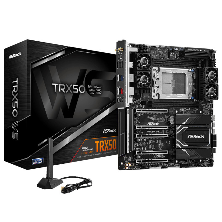 Asrock TRX50 WS AMD TRX50 Socket sTR5 ATX extensível