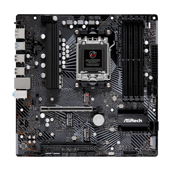 Asrock B650M PG Lightning AMD B650 Ranhura AM5 micro ATX
