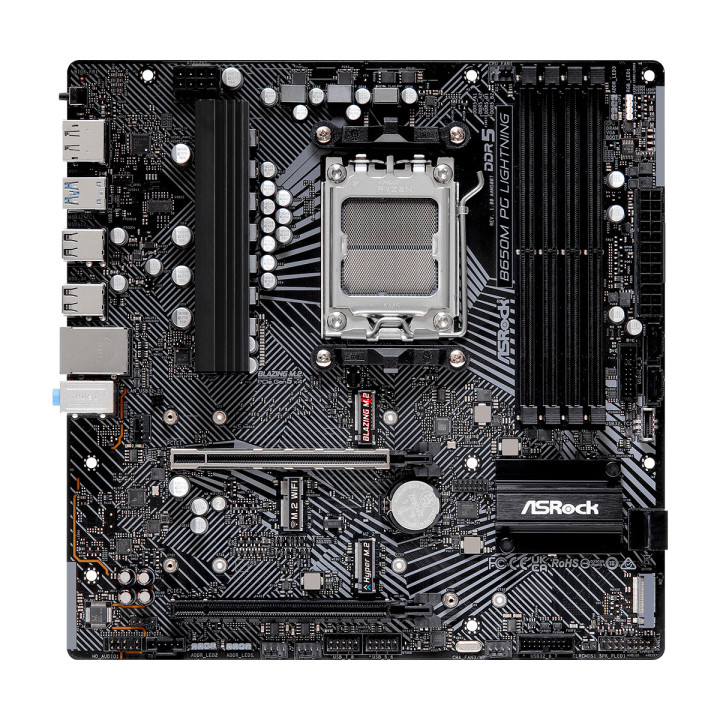 Asrock B650M PG Lightning AMD B650 Ranhura AM5 micro ATX