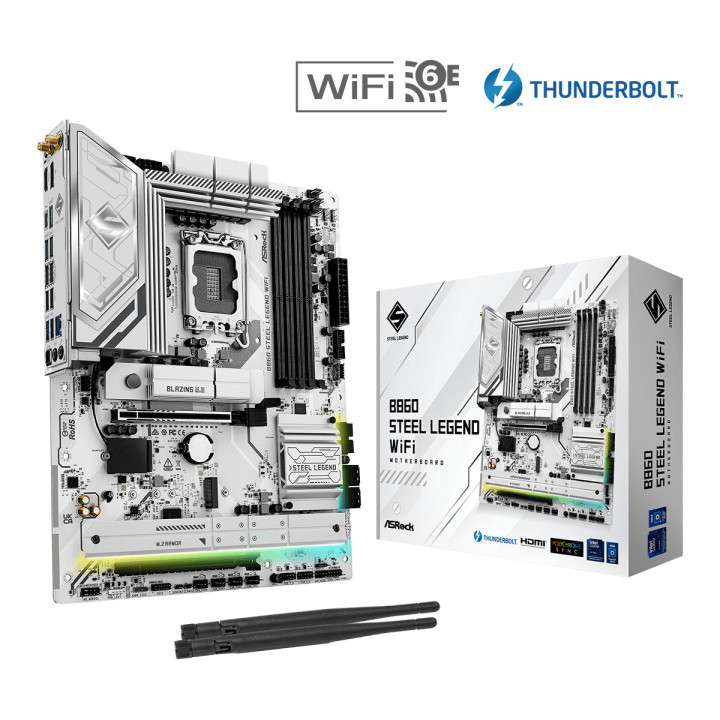 Motherboard Asrock B860 Steel Legend WiFi Intel B860 LGA 1851 (Socket