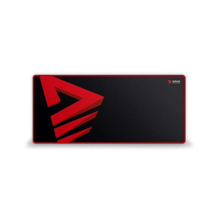 Savio Turbo Dynamic XL Tapete Gaming Preto, Vermelho