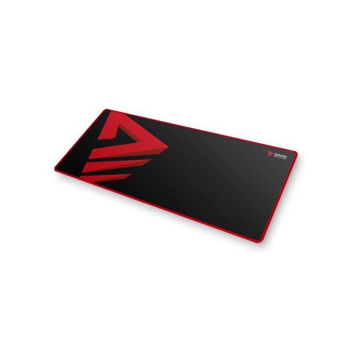 Savio Turbo Dynamic XL Tapete Gaming Preto, Vermelho