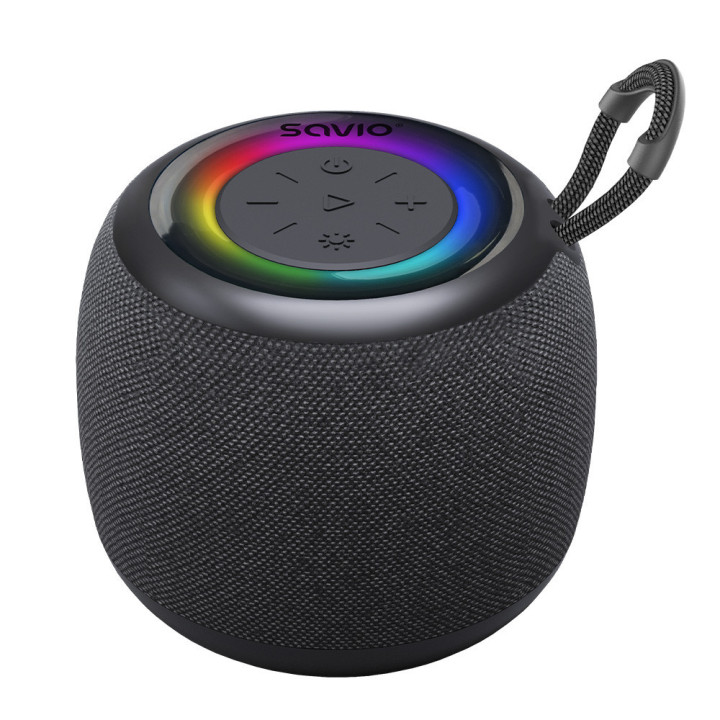 Coluna Savio BS-041 5W Bluetooth 5.0 Preta