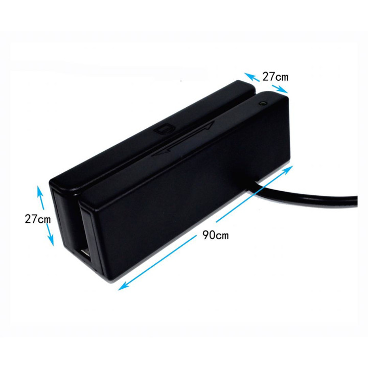 Premier BM-90 leitor de cartões magnéticos USB Preto