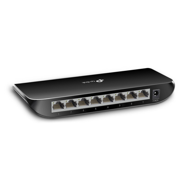 TP-Link TL-SG1008D Não-gerido Gigabit Ethernet (10 100 1000) Preto