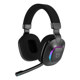 Hiditec VORTEX Auscultadores Com fios e sem fios Fita de cabeça Jogos USB Type-C Bluetooth Preto